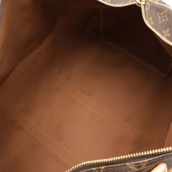 LOUIS VUITTON Authentic Brown Monogram Keepall 50 Boston Bag - Picture 8 of 10